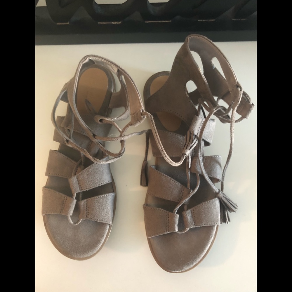 Old Navy Lace Up Gladiator Sandals